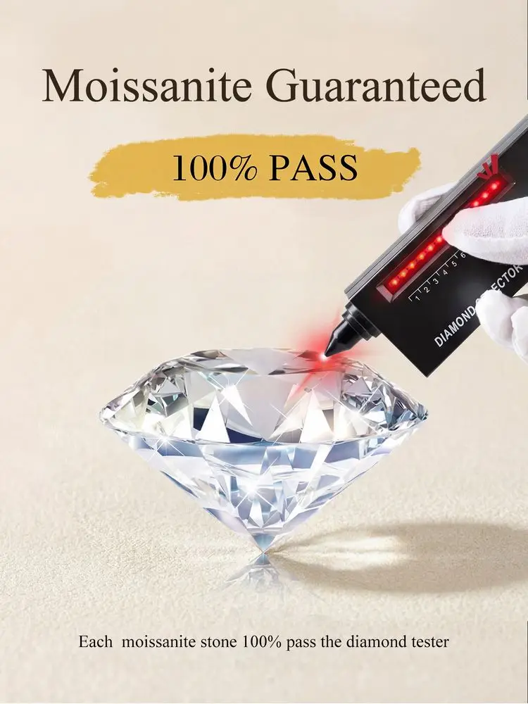 GRA 1.6ct Real Moissanite Diamond Round Ring for Women 925 Sterling Silver Party Anniversary High Quality Fine Luxury Jewelry - Image 4